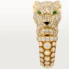 Panthere De Cartier Ring, Paved Panthere De Cartier Ring, Paved