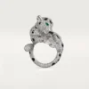 Panthere De Cartier Ring, Paved Panthere De Cartier Ring, Paved