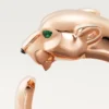Panthere De Cartier Ring – Pink Gold, Tsavorite Garnets, Onyx – Cartier