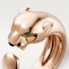 Panthere De Cartier Ring – Pink Gold, Tsavorite Garnets, Onyx – Cartier
