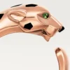 Panthere De Cartier Ring – Rose Gold, Tsavorite Garnets, Onyx – Cartier