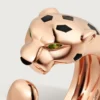 Panthere De Cartier Ring – Rose Gold, Tsavorite Garnets, Onyx – Cartier
