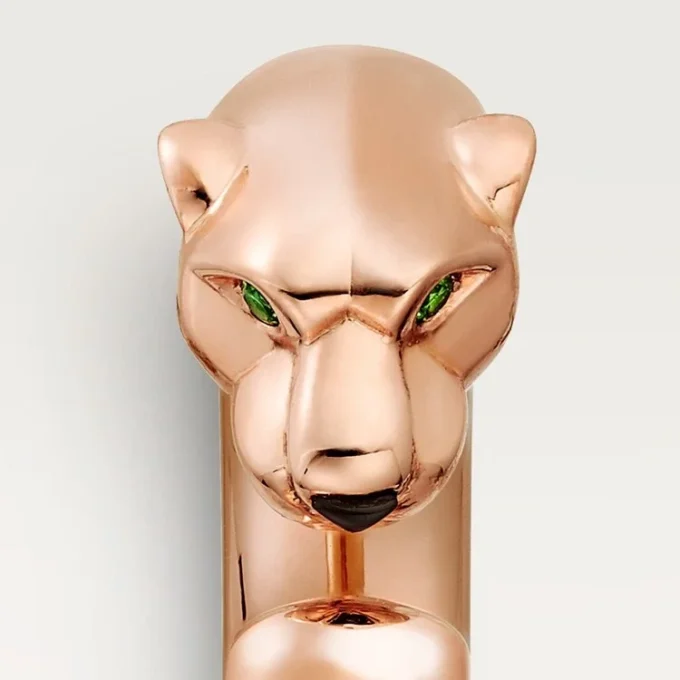 Panthere De Cartier Ring – Rose Gold, Tsavorite Garnets, Onyx – Cartier
