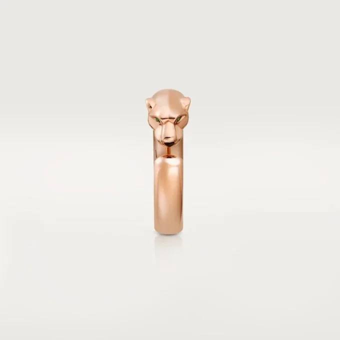Panthere De Cartier Ring – Rose Gold, Tsavorite Garnets, Onyx – Cartier