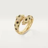 Panthere De Cartier Ring, Semi-Paved Panthere De Cartier Ring, Semi-Paved