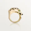 Panthere De Cartier Ring – Yellow Gold, Lacquer, Tsavorite Garnet, Onyx – Cartier