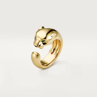 Panthere De Cartier Ring – Yellow Gold, Onyx, Tsavorite Garnet – Cartier Panthere De Cartier Ring – Yellow Gold, Onyx, Tsavorite Garnet – Cartier