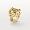Panthere De Cartier Ring – Yellow Gold, Tsavorite Garnets, Onyx – Cartier Panthere De Cartier Ring – Yellow Gold, Tsavorite Garnets, Onyx – Cartier