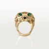 Panthere De Cartier Ring – Yellow Gold, Tsavorite Garnets, Onyx – Cartier Panthere De Cartier Ring – Yellow Gold, Tsavorite Garnets, Onyx – Cartier