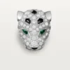 Panthere De Cartier Stud Earrings, Paved Panthere De Cartier Stud Earrings, Paved