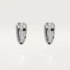 Panthere Diamond Small Hoop Earrings, White Gold | Cartier Us Panthere Diamond Small Hoop Earrings, White Gold | Cartier Us