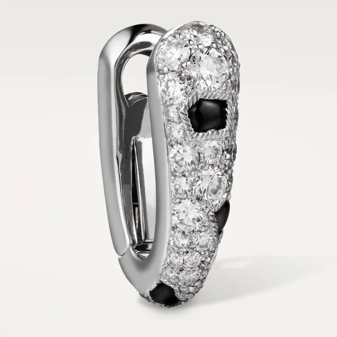 Panthere Diamond Small Hoop Earrings, White Gold | Cartier Us Panthere Diamond Small Hoop Earrings, White Gold | Cartier Us