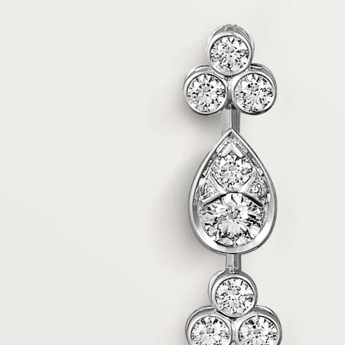 Pluie De Cartier Earrings – White Gold, Diamonds – Cartier Pluie De Cartier Earrings – White Gold, Diamonds – Cartier