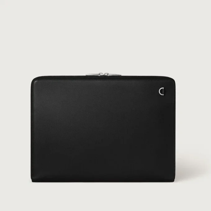 Portfolio, Must De Cartier – Black Calfskin, Palladium Finish – Cartier