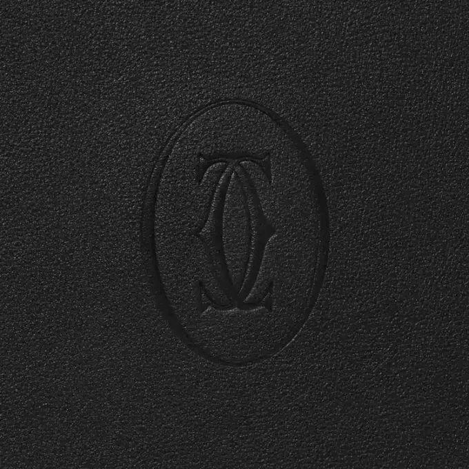 Portfolio, Must De Cartier – Black Calfskin, Palladium Finish – Cartier