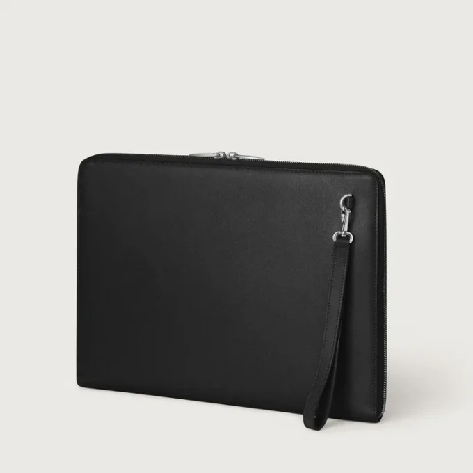 Portfolio, Must De Cartier – Black Calfskin, Palladium Finish – Cartier