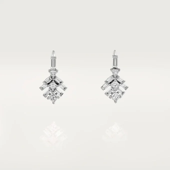Reflection De Cartier Earrings – White Gold, Diamonds – Cartier Reflection De Cartier Earrings – White Gold, Diamonds – Cartier