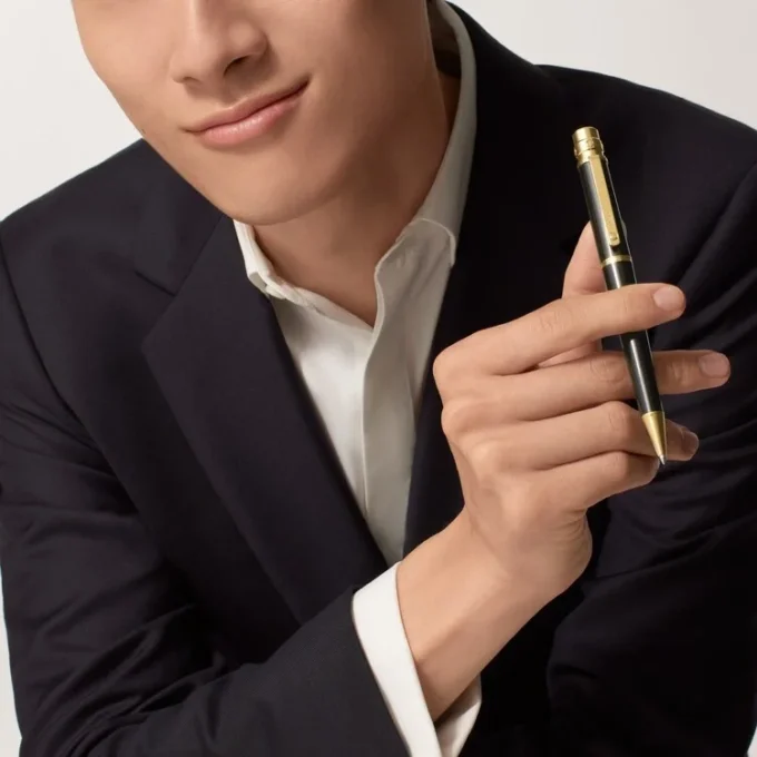 Santos De Cartier Ballpoint Pen Santos De Cartier Ballpoint Pen