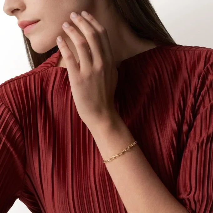 Santos De Cartier Bracelet, Chain, Small Model Santos De Cartier Bracelet, Chain, Small Model