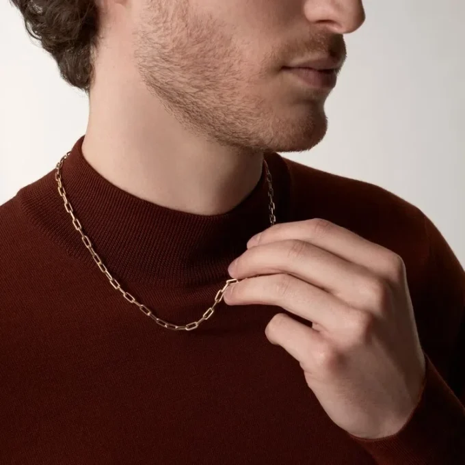 Santos De Cartier Necklace, Chain, Small Model Santos De Cartier Necklace, Chain, Small Model