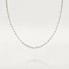 Santos De Cartier Necklace – White Gold – Cartier Santos De Cartier Necklace – White Gold – Cartier