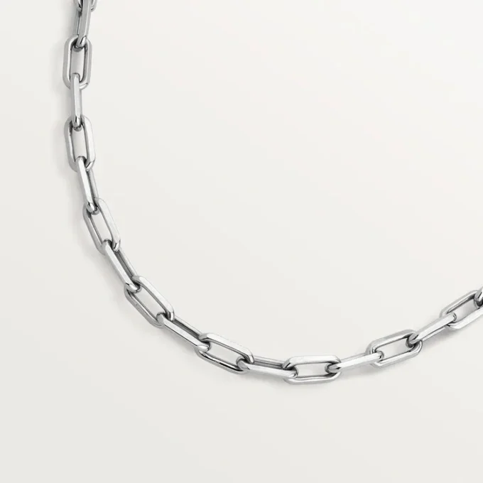 Santos De Cartier Necklace – White Gold – Cartier Santos De Cartier Necklace – White Gold – Cartier