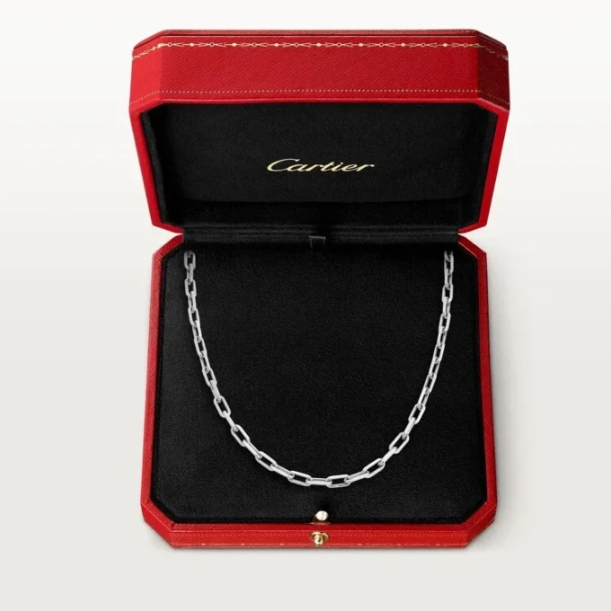 Santos De Cartier Necklace – White Gold – Cartier Santos De Cartier Necklace – White Gold – Cartier