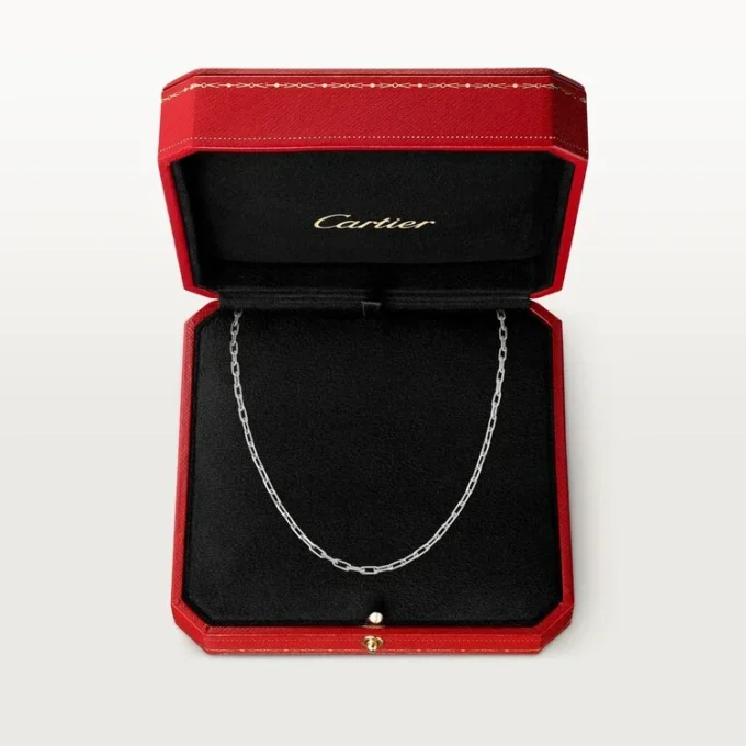 Santos De Cartier Necklace – White Gold – Cartier Santos De Cartier Necklace – White Gold – Cartier