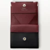 Square Coin Purse, Must De Cartier – Black Calfskin, Stainless Steel Finish – Cartier