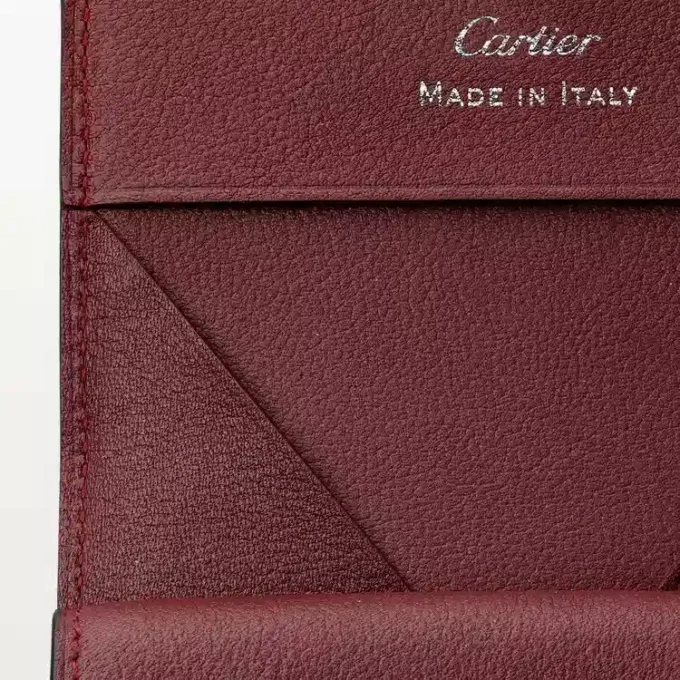 Square Coin Purse, Must De Cartier – Black Calfskin, Stainless Steel Finish – Cartier