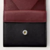 Square Coin Purse, Must De Cartier – Black Calfskin, Stainless Steel Finish – Cartier