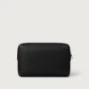 Square Pouch, Must De Cartier – Black Calfskin, Palladium Finish – Cartier