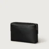 Square Pouch, Must De Cartier – Black Calfskin, Palladium Finish – Cartier