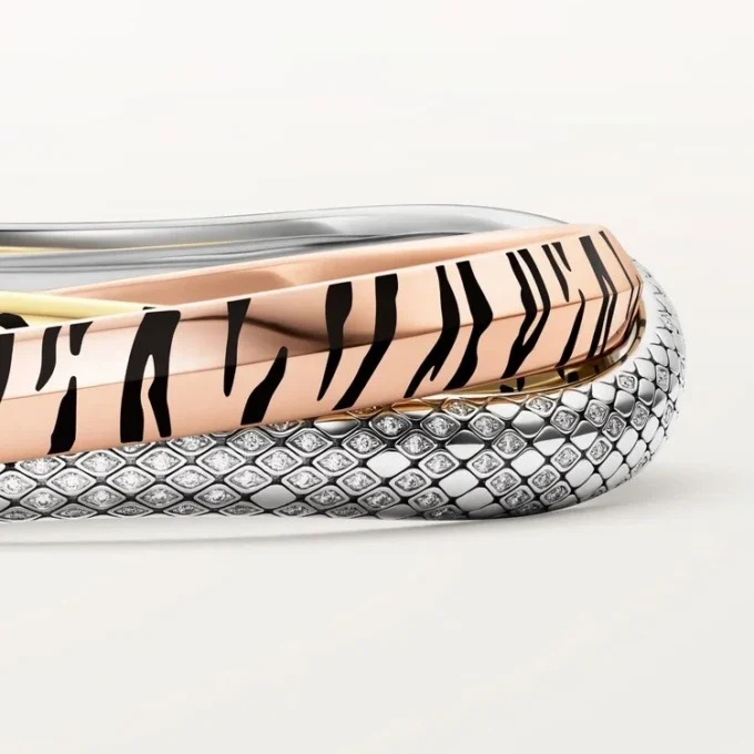 Trinity Bracelet, Lacquer, Diamonds Trinity Bracelet, Lacquer, Diamonds