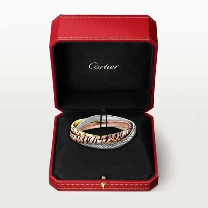 Trinity Bracelet, Lacquer, Diamonds Trinity Bracelet, Lacquer, Diamonds