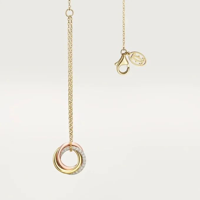 Trinity Bracelet, on Chain, Diamonds Trinity Bracelet, on Chain, Diamonds