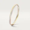 Trinity Bracelet, Small Model, Half-Paved Trinity Bracelet, Small Model, Half-Paved
