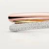 Trinity Bracelet, Small Model, Half-Paved Trinity Bracelet, Small Model, Half-Paved