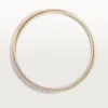 Trinity Bracelet, Small Model, Half-Paved Trinity Bracelet, Small Model, Half-Paved