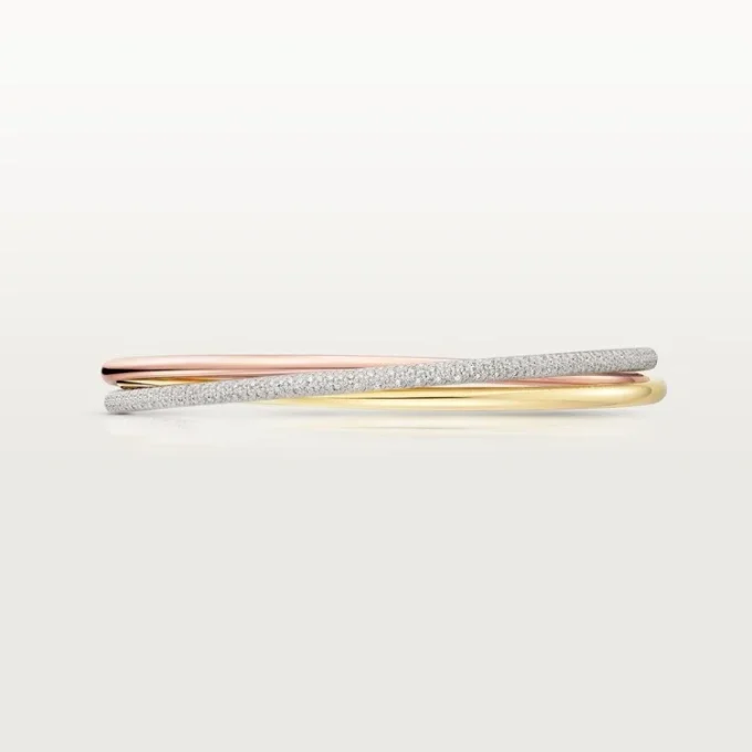 Trinity Bracelet, Small Model, Half-Paved Trinity Bracelet, Small Model, Half-Paved