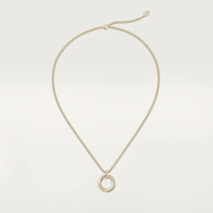 Trinity Diamond Chain Necklace in Tricolor Gold | Cartier Us Trinity Diamond Chain Necklace in Tricolor Gold | Cartier Us