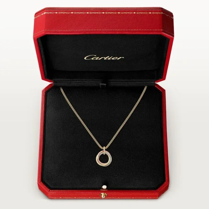 Trinity Diamond Chain Necklace in Tricolor Gold | Cartier Us Trinity Diamond Chain Necklace in Tricolor Gold | Cartier Us