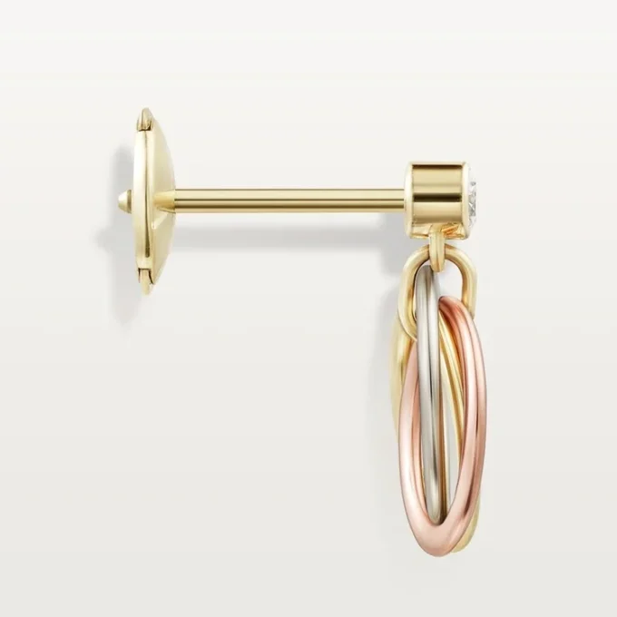 Trinity Earrings, Brilliant-Cut Diamonds Trinity Earrings, Brilliant-Cut Diamonds