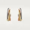 Trinity Earrings – White Gold, Yellow Gold, Rose Gold – Cartier Trinity Earrings – White Gold, Yellow Gold, Rose Gold – Cartier