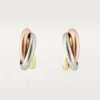 Trinity Hoop Earrings in Tricolor Gold | Cartier Us Trinity Hoop Earrings in Tricolor Gold | Cartier Us