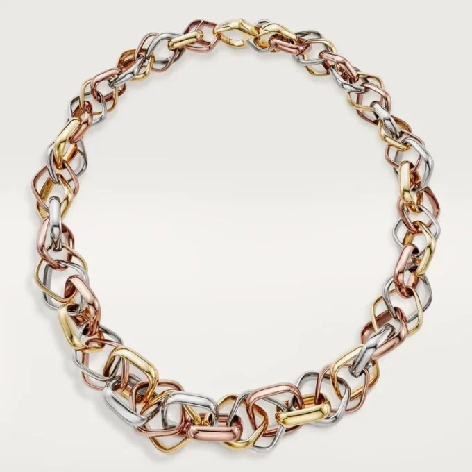 Trinity Necklace, Cushion-Shaped, Extra-Large Model Trinity Necklace, Cushion-Shaped, Extra-Large Model