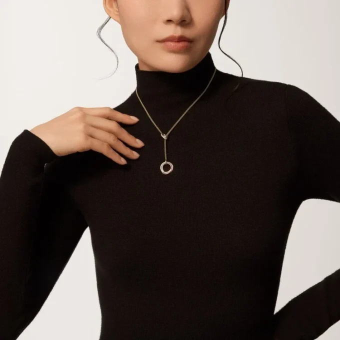 Trinity Necklace, Diamonds Trinity Necklace, Diamonds
