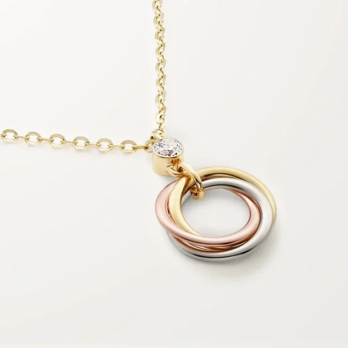 Trinity Pendant, 1 Diamond Trinity Pendant, 1 Diamond