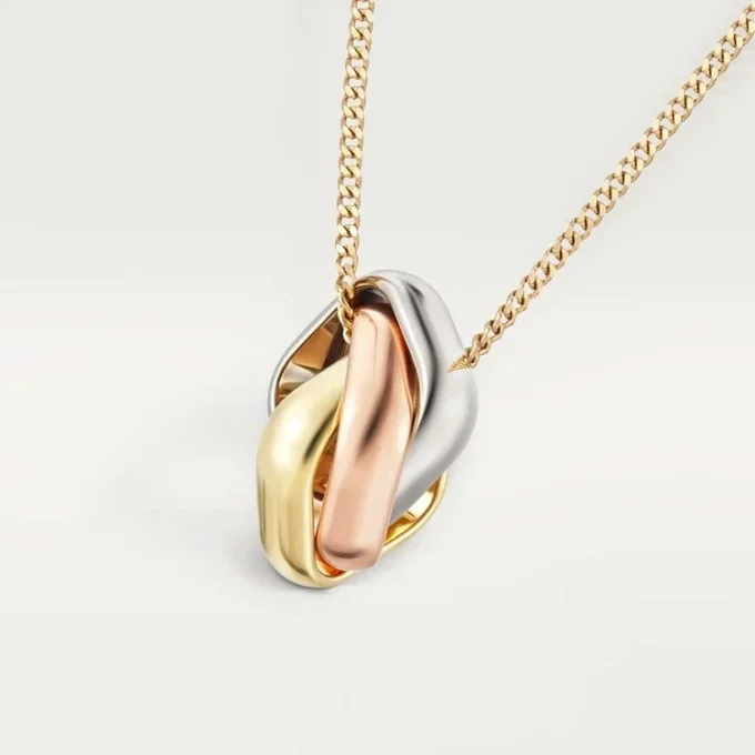 Trinity Pendant, Cushion-Shaped Trinity Pendant, Cushion-Shaped