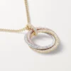 Trinity Pendant, Large Model, Paved Trinity Pendant, Large Model, Paved